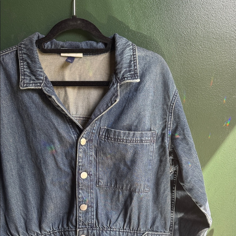 Universal Thread Denim Jumpsuit in Blue